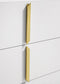 Ines 2-drawer Nightstand Bedside Table White High Gloss