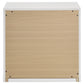 Ines 2-drawer Nightstand Bedside Table White High Gloss