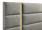 Ines 56-inch Fabric Upholstered Eastern King Panel Bed Grey