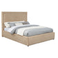 Lawson 55-inch Upholstered Full Platform Bed Light Saddle
