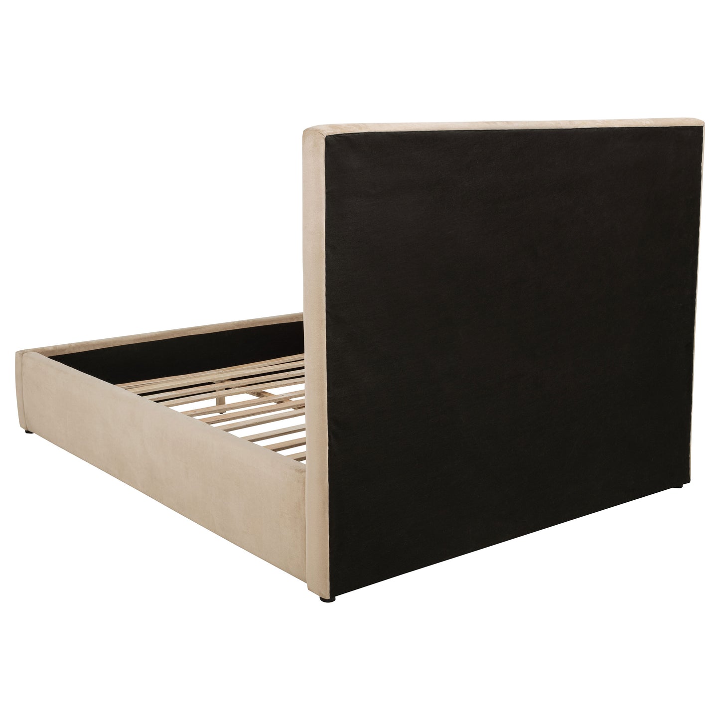 Lawson 55-inch Upholstered Full Platform Bed Light Saddle