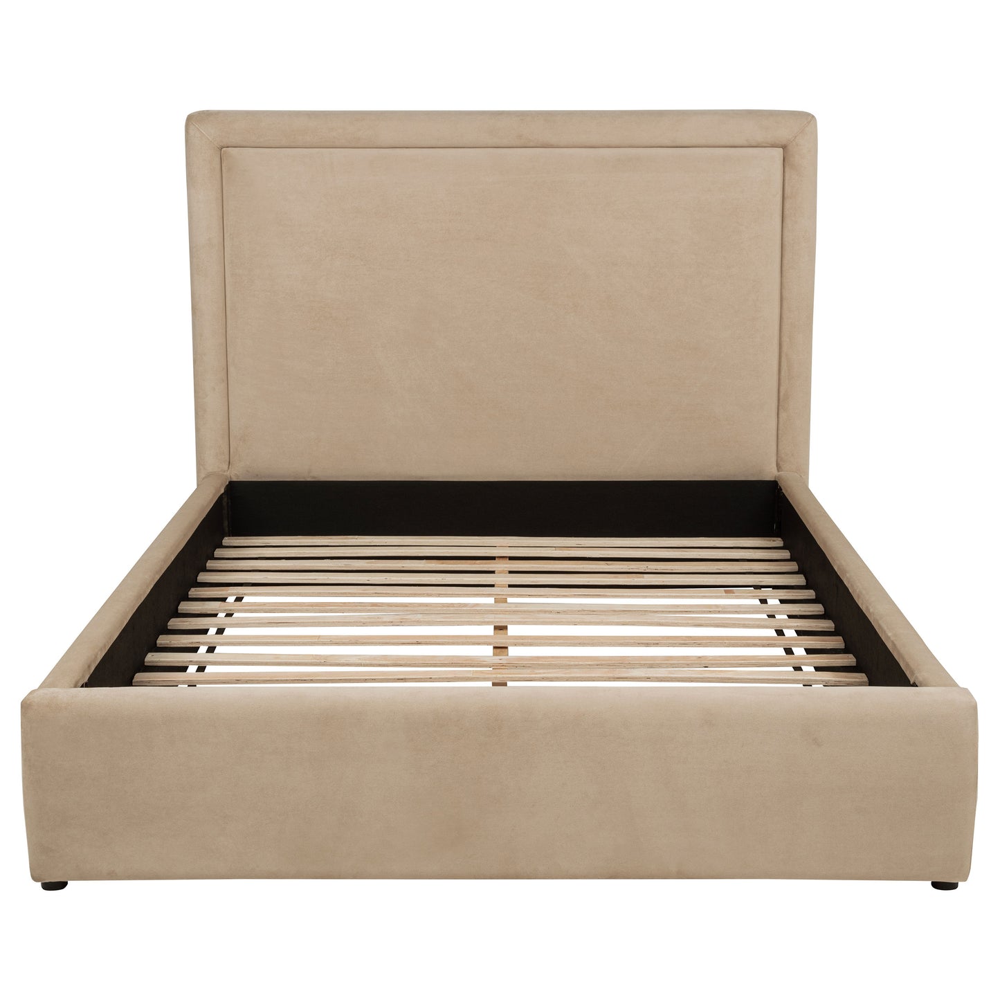 Lawson 55-inch Upholstered Full Platform Bed Light Saddle