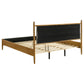 Mason 46-inch Eastern King Panel Platform Bed Light Brown