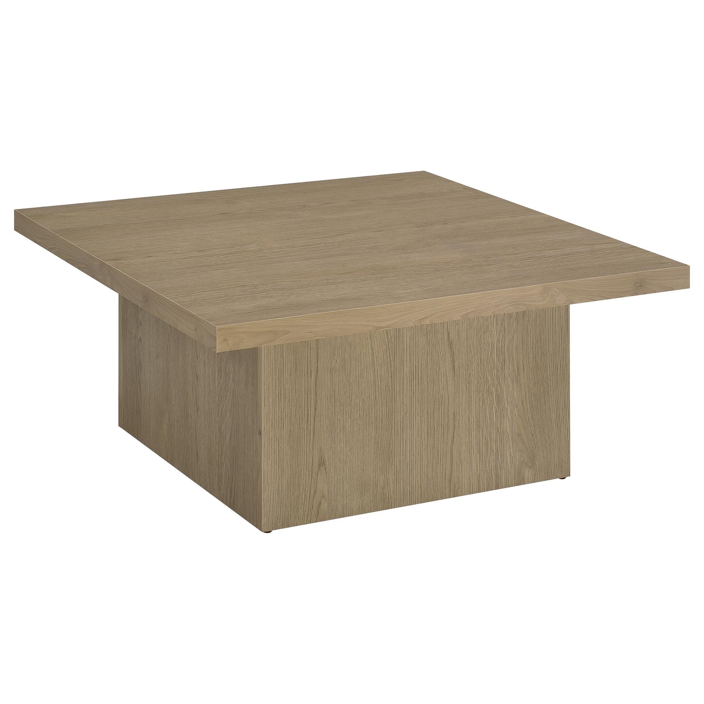 Devar 2-piece Square Cocktail Coffee End Table Set Latte