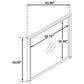 Gracemont Dresser Mirror White