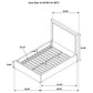 Lawson 55-inch Upholstered Queen Platform Bed Mushroom