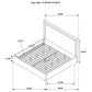 Lawson 55-inch Upholstered Eastern King Platform Bed Mushroom