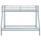 Carson Metal Twin Over Full Bunk Bed Glossy Silver