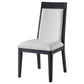 Brookmead Dining Side Chair Ivory and Black (Set of 2)