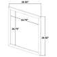 Ines 4-piece Eastern King Bedroom Set Grey and White High Gloss