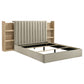 Arielle 4-piece Eastern King Bedroom Set Light Oak
