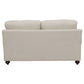 Glenn 2-piece Upholstered Sofa Set Light Grey and Blue