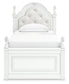 Kozlani Twin Upholstered Panel Storage Bed
