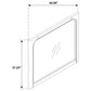 Solano Dresser Mirror Weathered Mango