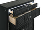 Lorient 5-piece Eastern King Bedroom Set Black