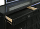 Lorient 4-piece Queen Bedroom Set Black