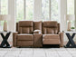 Mackmenville DBL Rec Loveseat w/Console