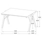Randolph 5-piece Rectangular Dining Table Sheesham and Brown