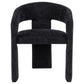 Carlow Upholstered Dining Arm Chair Black (Set of 2)