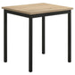 Garza Space Saving Rectangular Dining Table Greige Oak