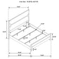 Bennett 5-piece Eastern King Bedroom Set Light Oak