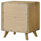 Bennett 2-drawer Bedroom Nightstand Bedside Table Light Oak