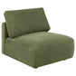 Elysia 5-piece Chenille Upholstered Modular Sectional Sofa Green