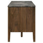Bradley 63-inch 2-Door SmartTop TV Stand Smokey Grey and Brown