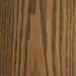 Franklin Round Wood Pedestal Side End Table Grey and Dark Brown