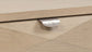 Marcelo Wood Coffee Table with 2 Drawers and Shelf Light Elm