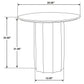 Cayenne 3-piece Solid Mango Wood Coffee Table Set Walnut