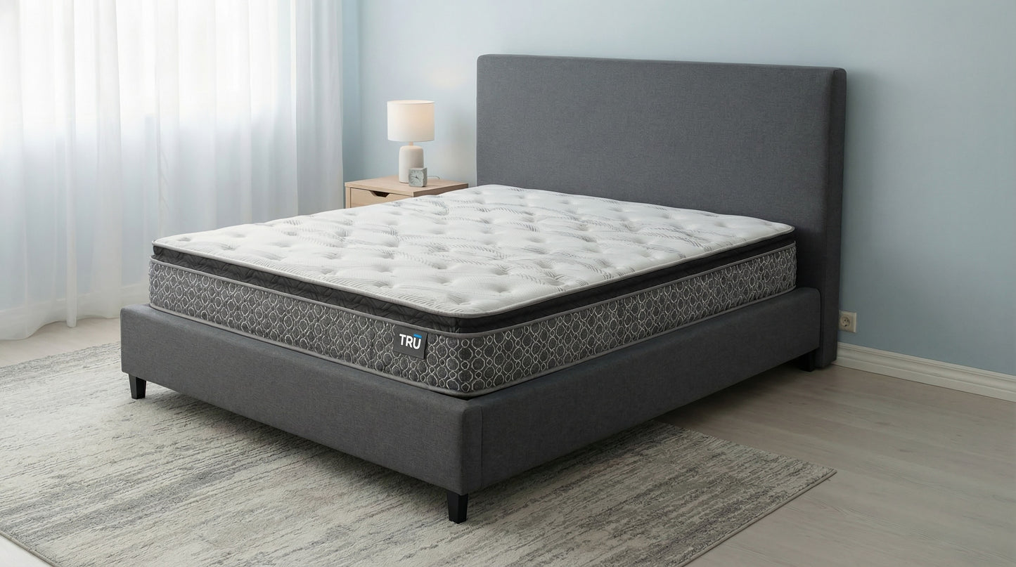 Hayes 11-inch Eastern King Pillow Top Foam Hybrid Mattress