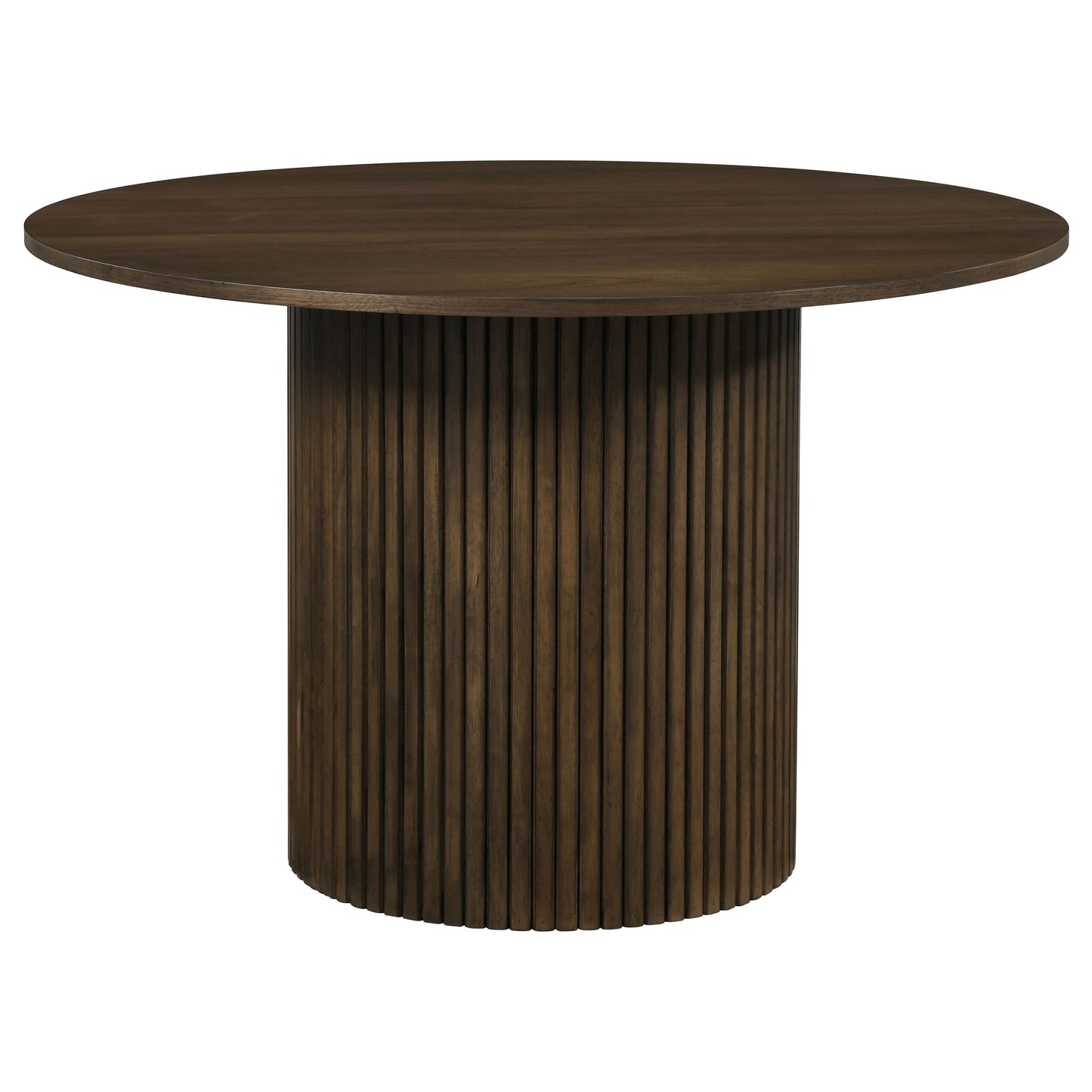 Hamlyn 5-piece Round Wood Dining Set Grey and Walnut