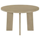 Strouse 5-piece Dining Set Black and Natural Oak