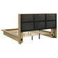 Hendricks 4-piece Eastern King Bedroom Set Light Oak