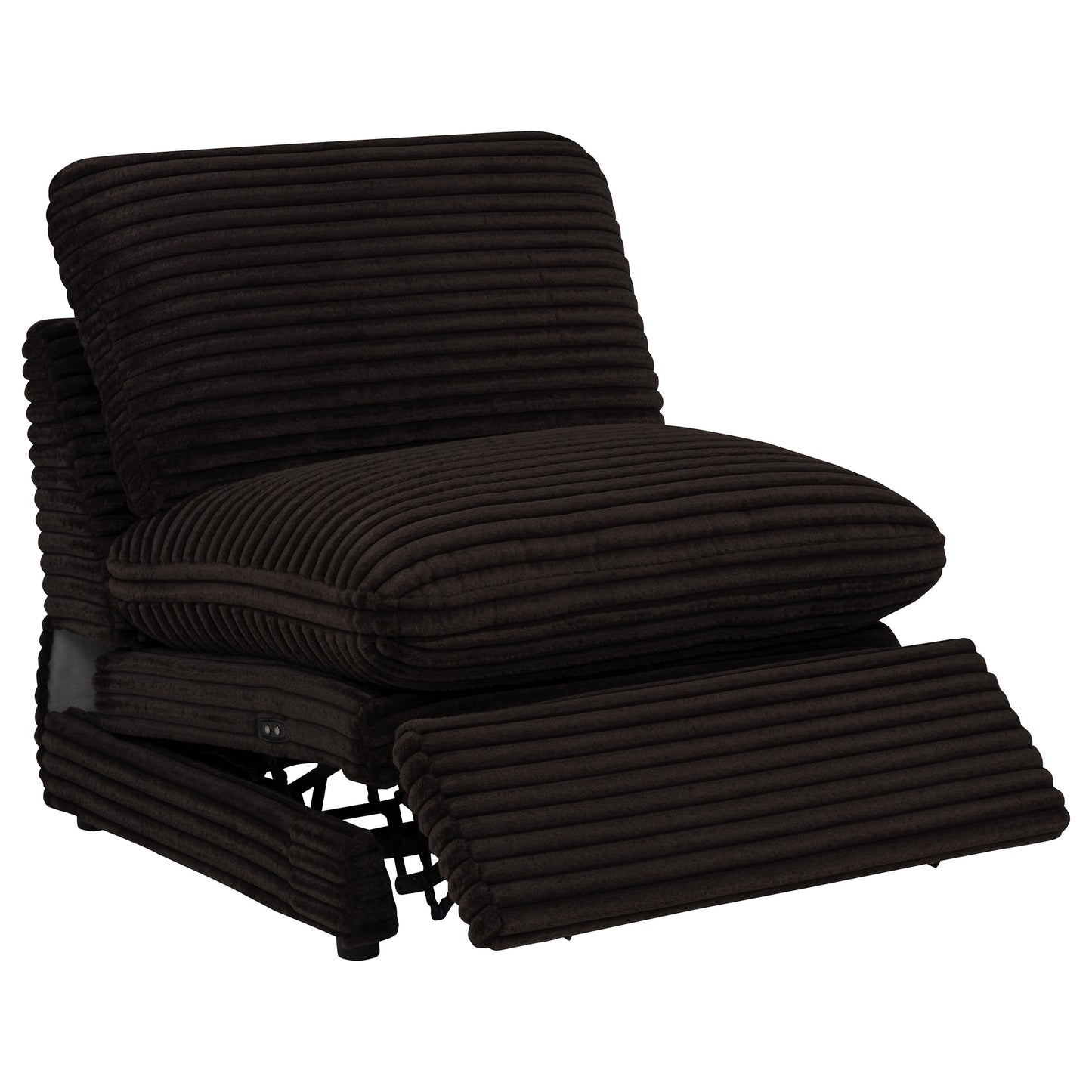 Collins 5-Piece Power Reclining Home Theater Seating Chocolate Brown