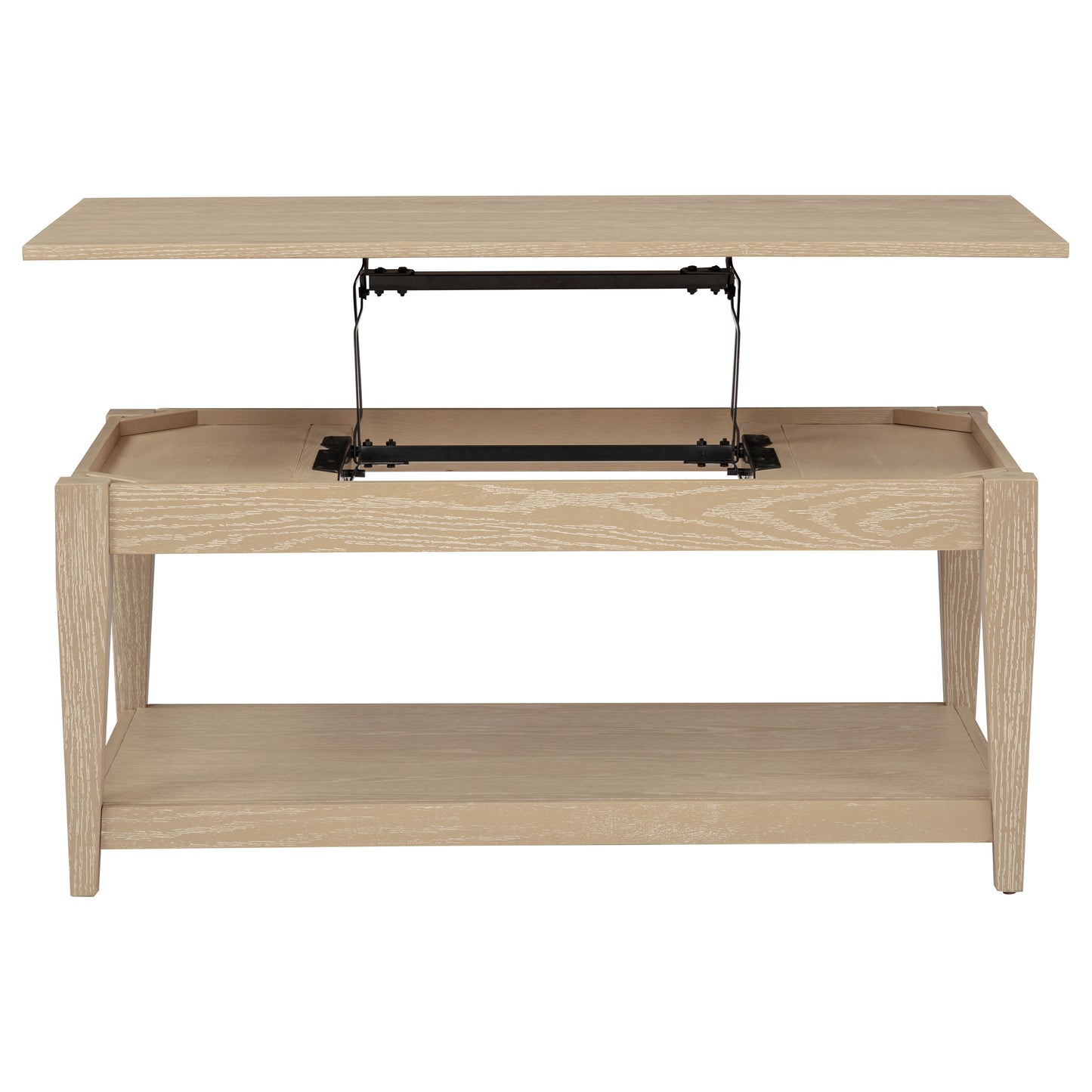 Lindenton 2-piece Wood Lift-Top Coffee and End Table Set Blonde