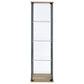 Bellatrix 3-shelf Clear Glass Curio Cabinet Mango
