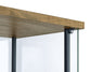 Bellatrix 3-shelf Clear Glass Curio Cabinet Mango