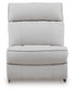 Social Pointe 7-Piece Reclining Sectional with Storage Consoles
