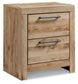 Hyanna King Panel Bed, Dresser, Mirror, Chest and Nightstand