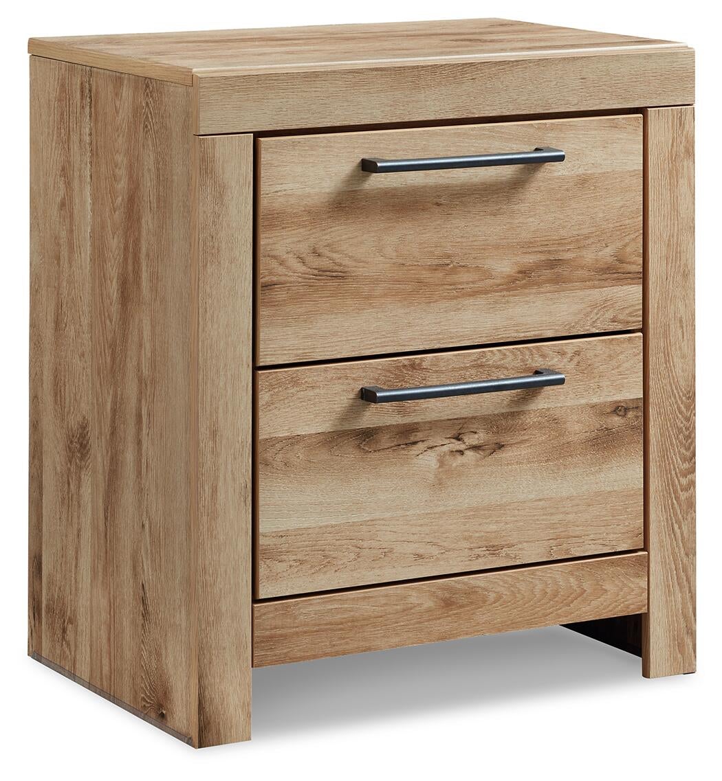 Hyanna Full Panel Bed with 1 Side Storage, Dresser, Mirror and Nightstand