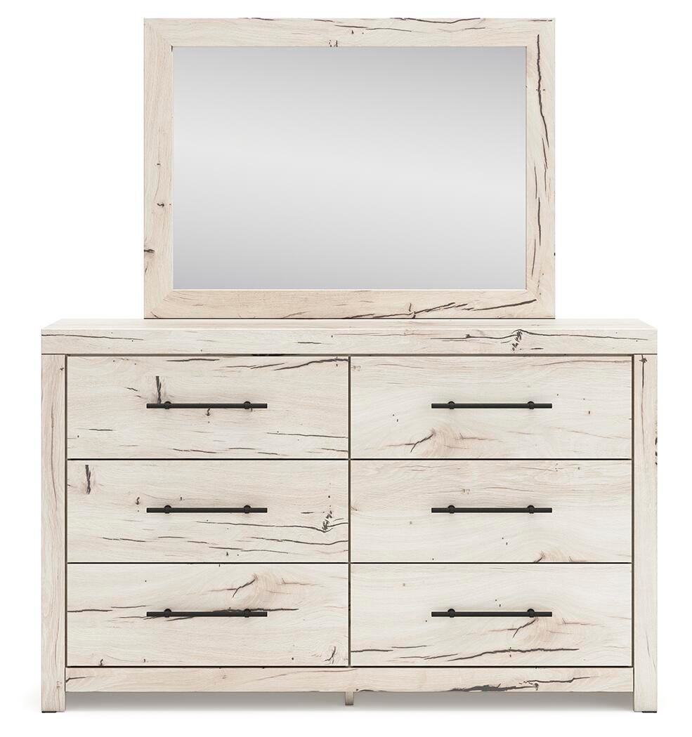 Lawroy Full Panel Storage Bed, Dresser, Mirror, Chest and Nightstand