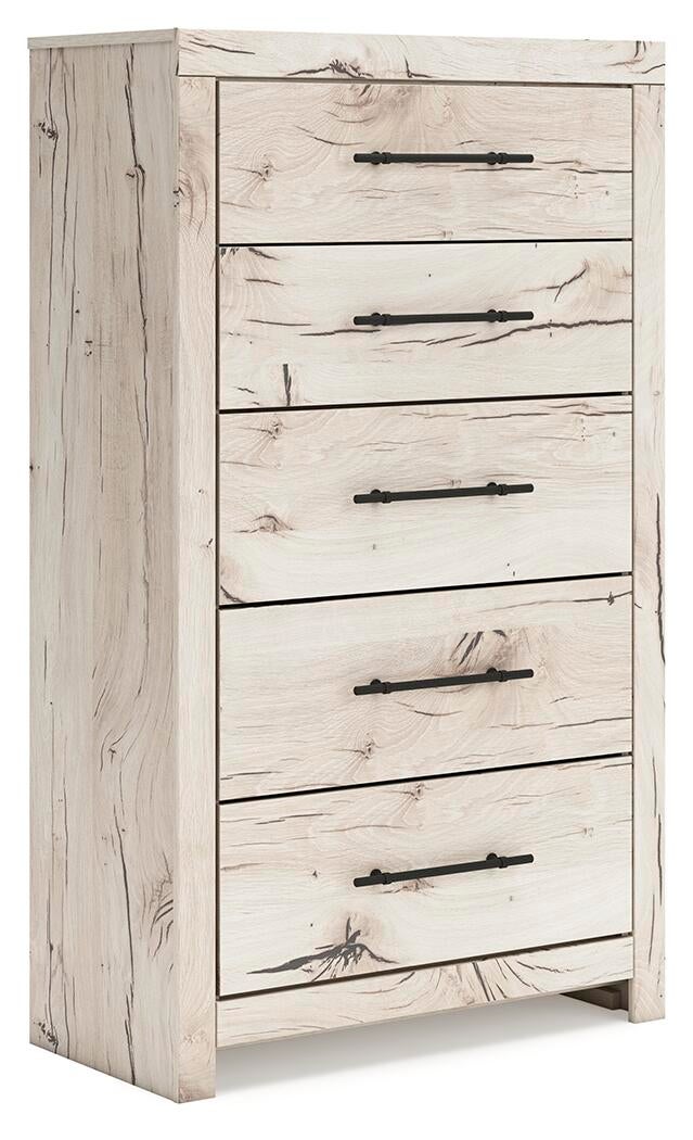 Lawroy Twin Panel Bed, Dresser, Mirror, Chest and Nightstand