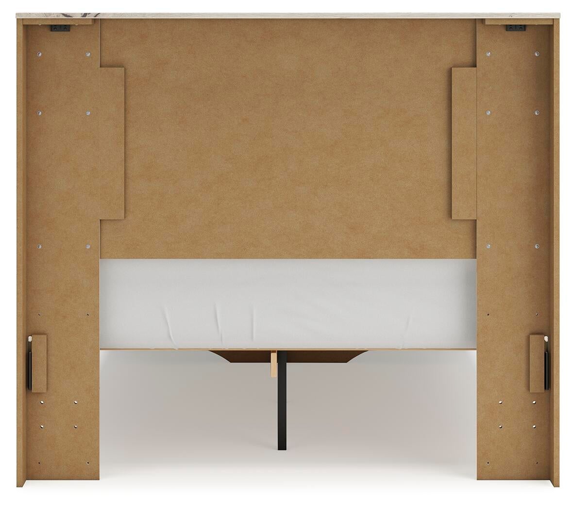 Lawroy Full Panel Storage Bed, Dresser, Mirror and Nightstand