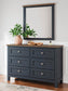 Landocken Twin Panel Headboard, Dresser and Mirror