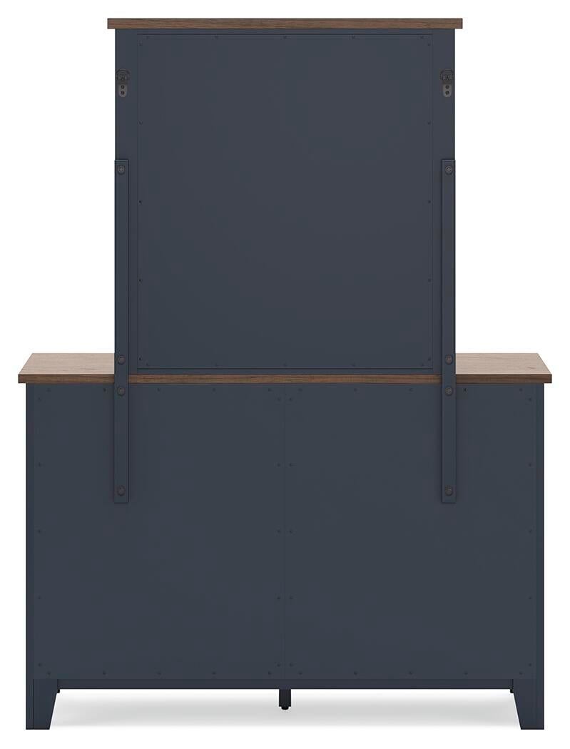 Landocken Twin Panel Bed, Dresser, Mirror, Chest and Nightstand