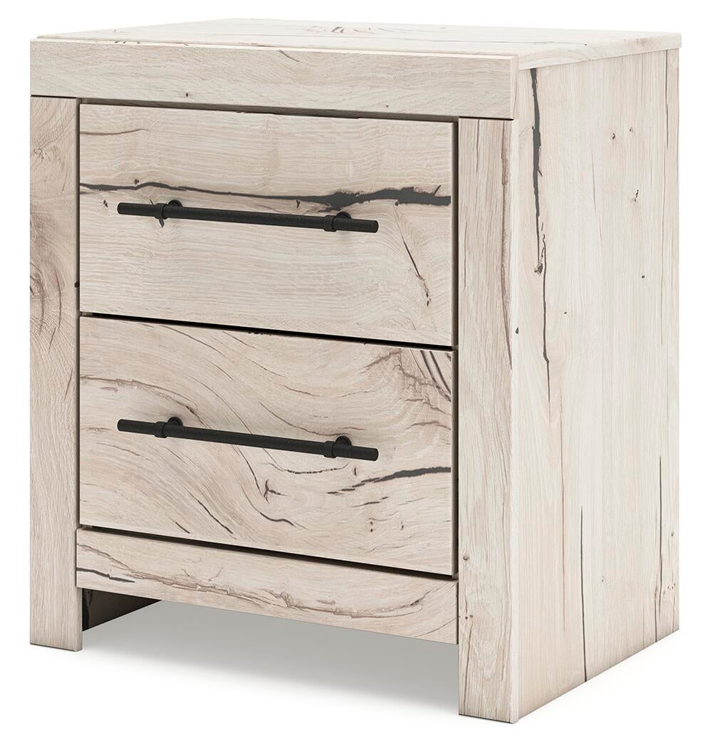 Lawroy King Panel Storage Bed, Dresser, Mirror, Chest and Nightstand