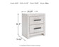 Cayboni Twin Panel Bed, Dresser, Mirror, Chest and Nightstand