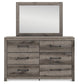 Graystorm Twin Panel Bed, Dresser, Mirror, Chest and Nightstand